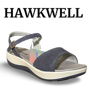 HAWKWELL Adjustable Comfortable Slingback Walking Sandals, Lightweight, Size 8